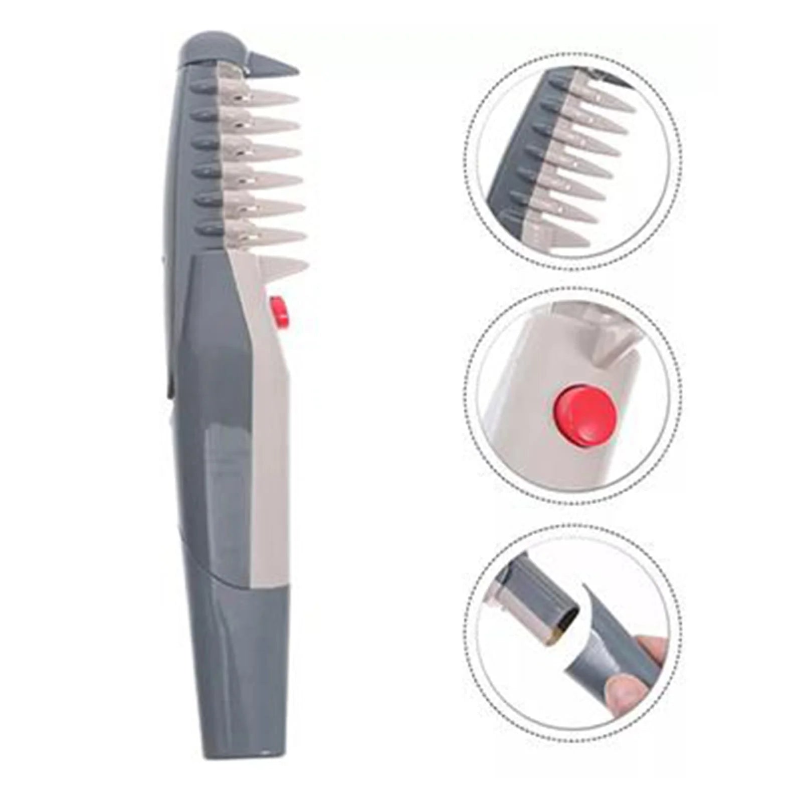 Glosrity Mataway E-Comb, Mataway E Comb for Dogs Cats, 2 in 1 Electric Pet Grooming Tool with Razor Hair Trimmer, Detangling and Dematting Long, Matted Fur on All Breeds Cats & Dogs