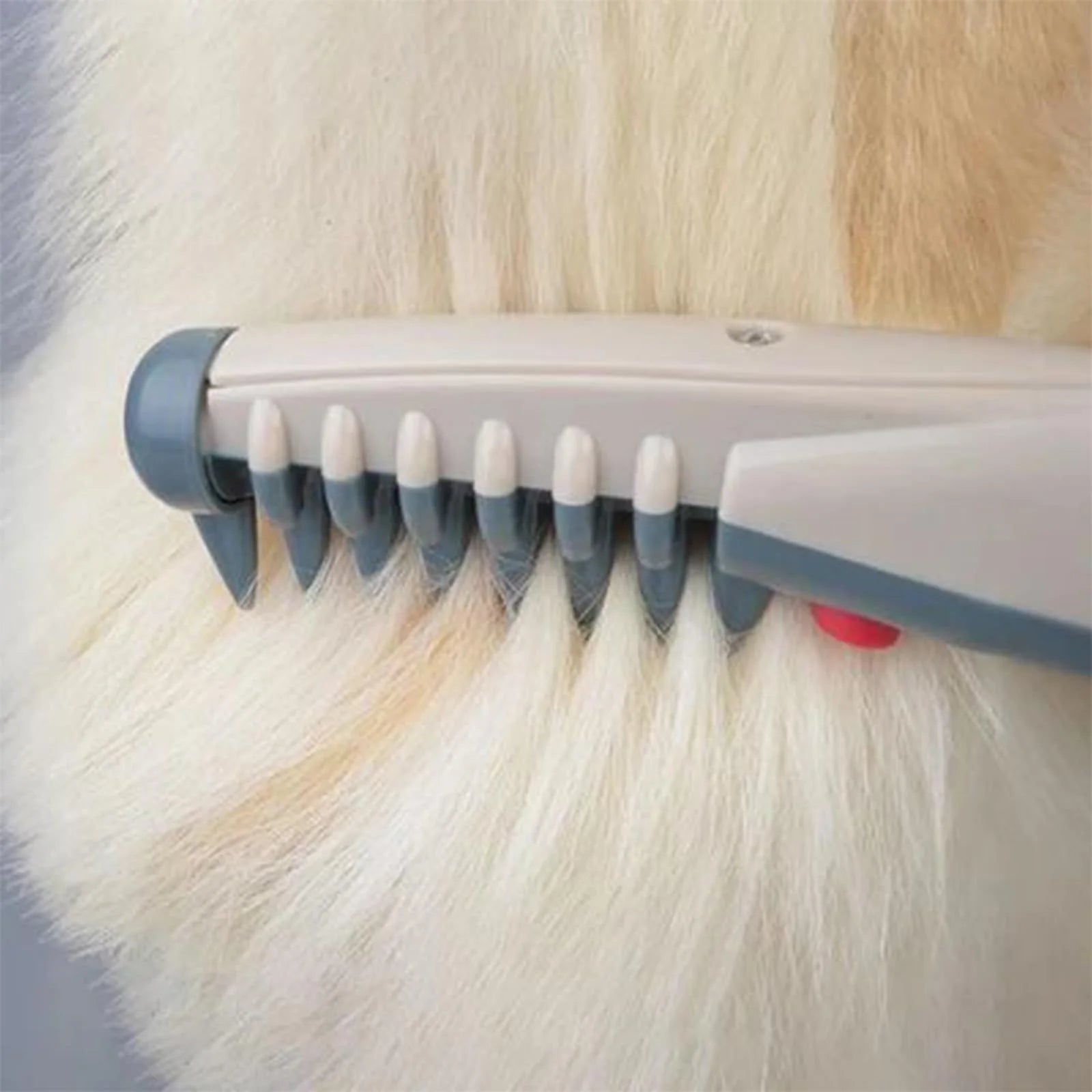 Glosrity Mataway E-Comb, Mataway E Comb for Dogs Cats, 2 in 1 Electric Pet Grooming Tool with Razor Hair Trimmer, Detangling and Dematting Long, Matted Fur on All Breeds Cats & Dogs