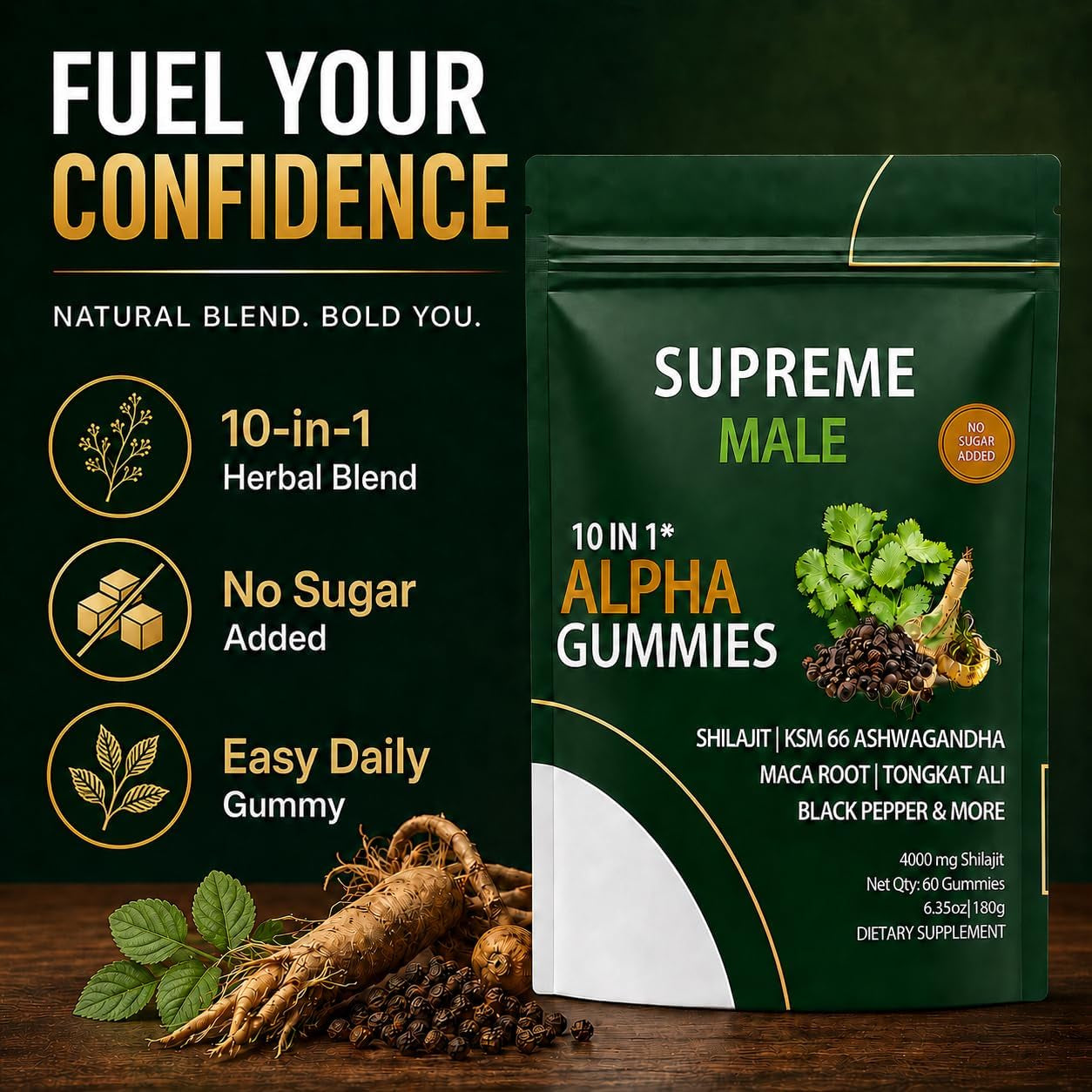 Alpha Gummies, 60 Gummies
