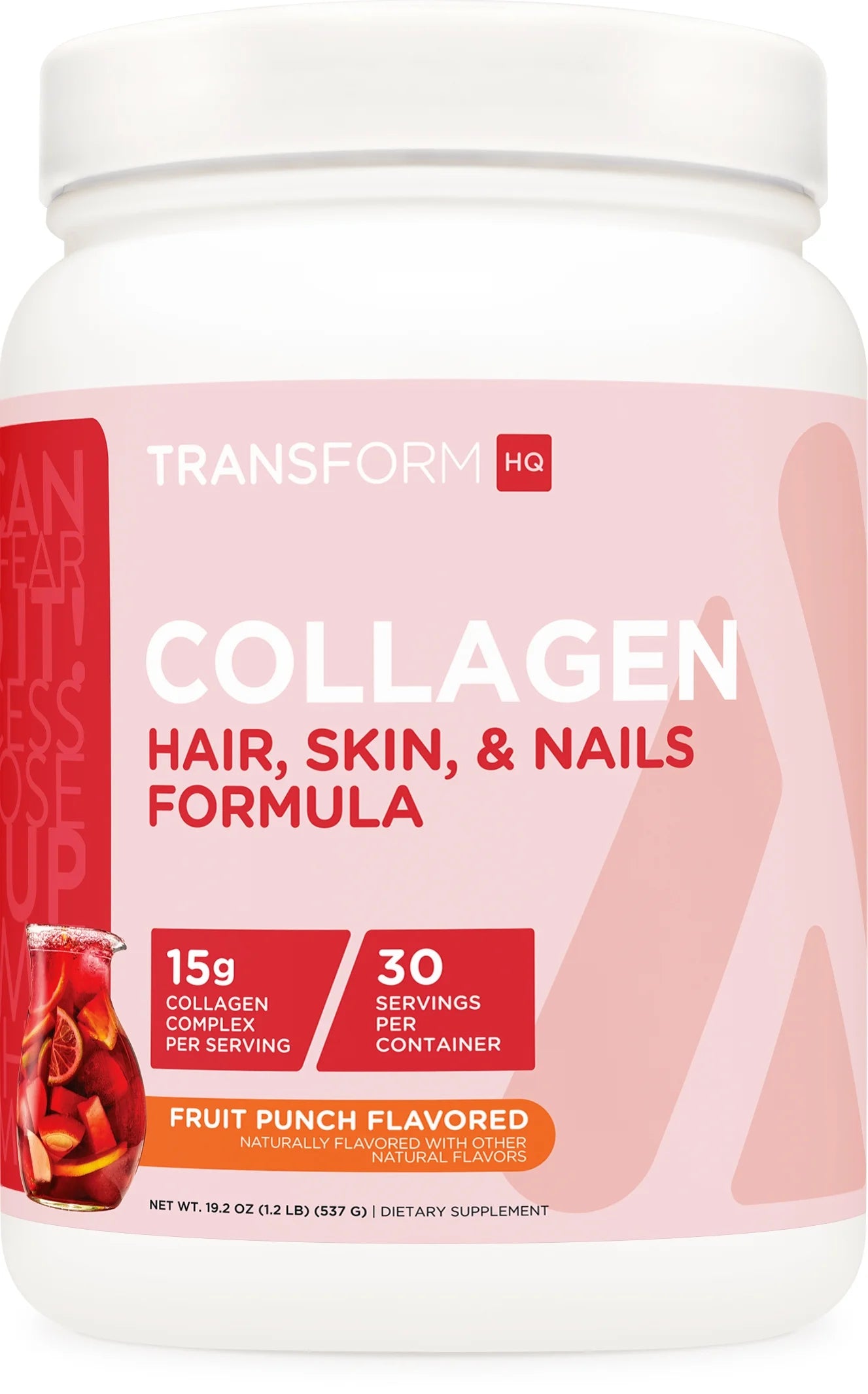 Beauty Collagen (30 Servings) Fruit Punch - Hair, Skin, & Nails Formula