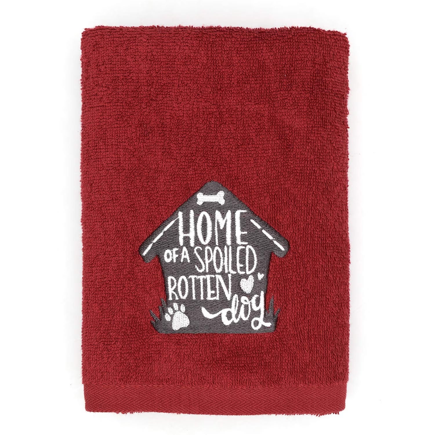 Dog Towel Pack of 1 Soft Absorbent and Fast Drying Cotton Pet Towel - Salsa, 20X40 In