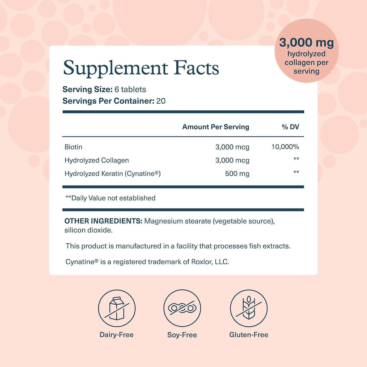 Youtheory Hair Collagen + Keratin - Advanced Collagen & Keratin Supplement - Supports Hair Growth & Nail Health* - Aids Anti-Aging* - 120 Tablets (20-Day Supply)