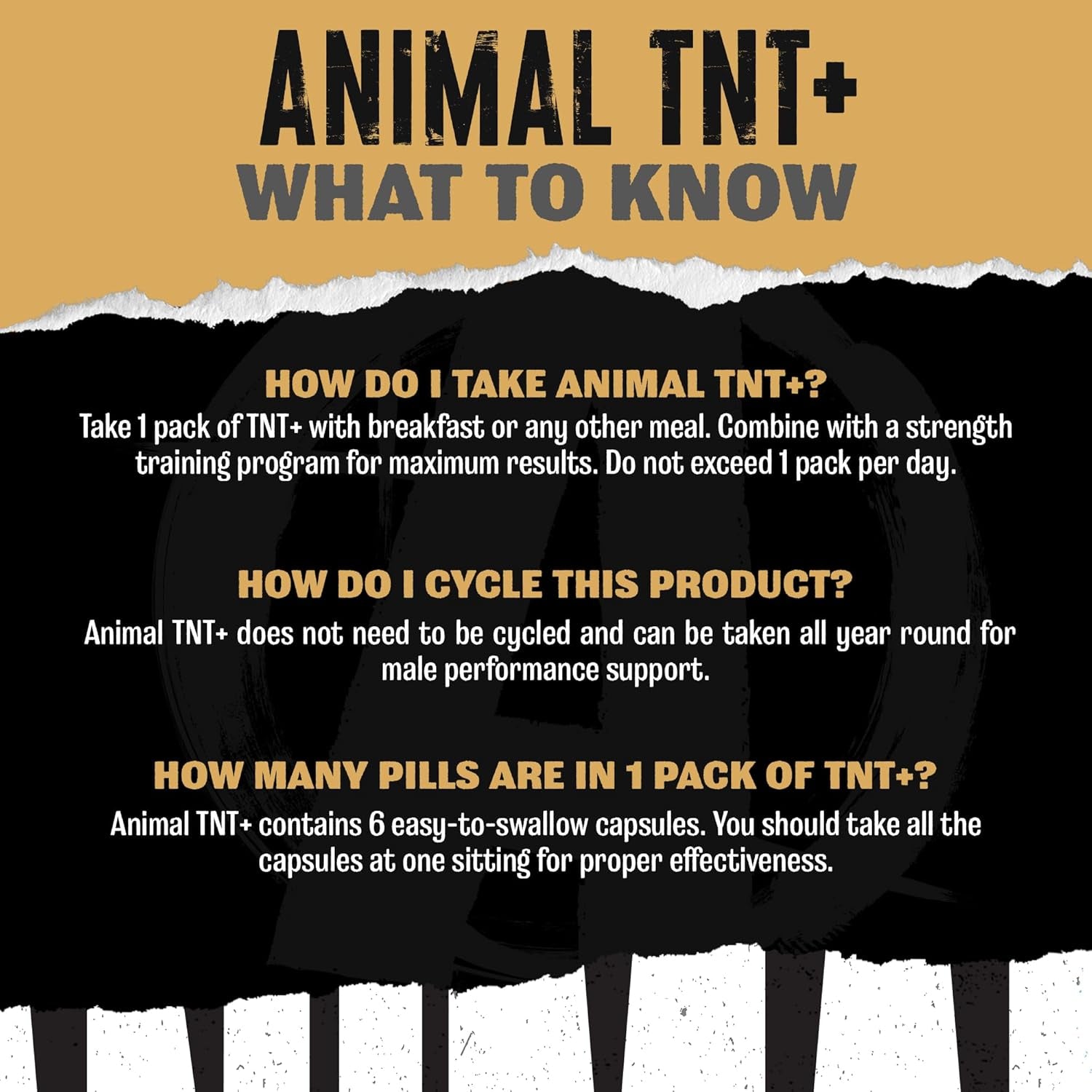 Animal TNT+ Men'S Whole-Body Wellness Pack - Nitric Oxide, Prostate Support, Adaptogen Stress Relief & Vitality for Men 35+, Fenugreek Tribulus Ashwagandha Maca Ginseng, 30 Packs