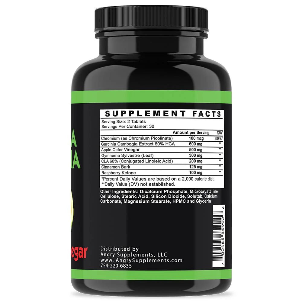 Garcinia with Apple Cider Vinegar Weight Loss Pills, 60 Ct