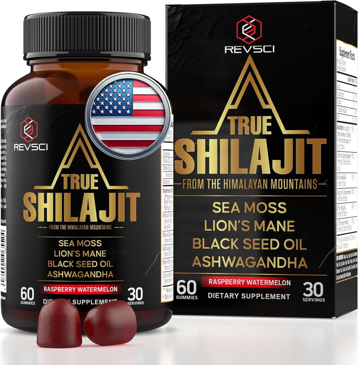 Pure Himalayan Shilajit Gummies for Men – Energy & Focus Support with Ashwagandh