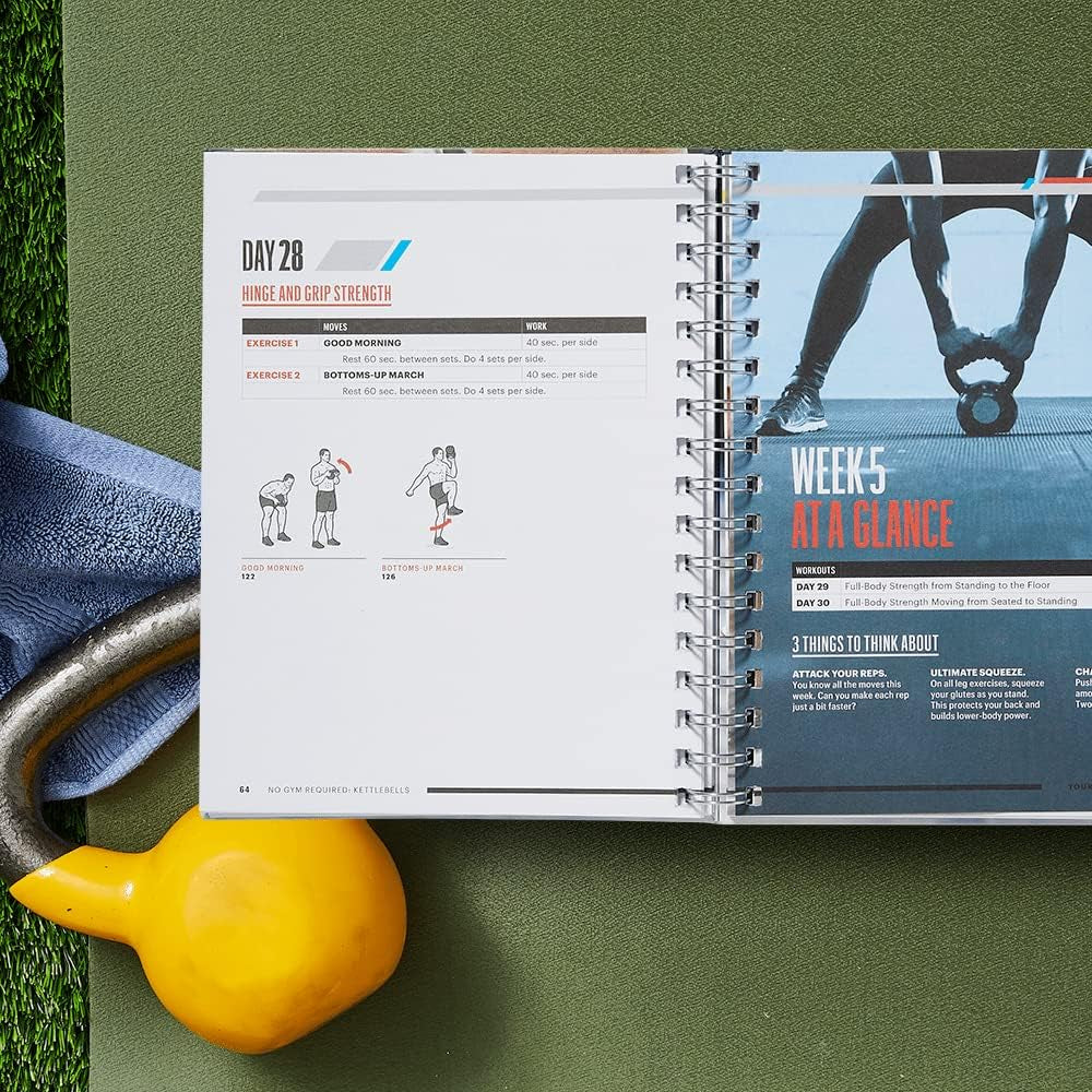 Men'S Health No Gym Required: Kettlebells & 90-Day Transformation Challenge: Abs Bundle!
