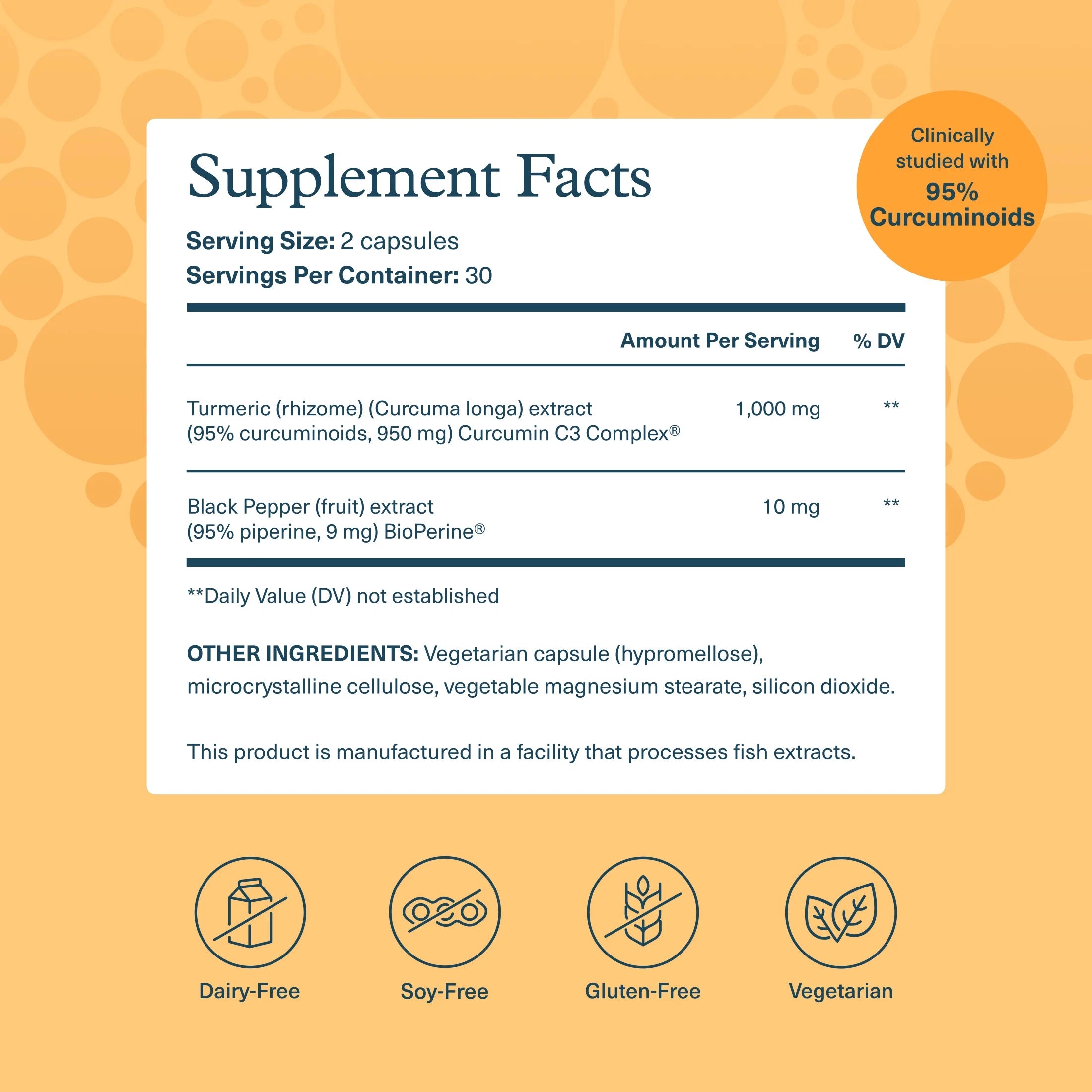 Turmeric Extra Strength - 1,000 Mg - Supports Brain, Muscle & Joint Health* - Contains Bioenhancers, Curcuminoids & Herbal Extracts - USP Verified - 60 Vegetarian Capsules (30-Day Supply)