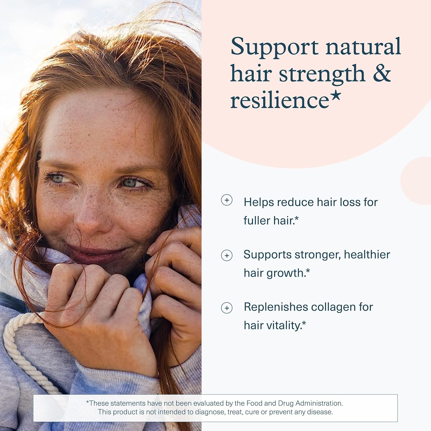 Youtheory Hair Collagen + Keratin - Advanced Collagen & Keratin Supplement - Supports Hair Growth & Nail Health* - Aids Anti-Aging* - 120 Tablets (20-Day Supply)