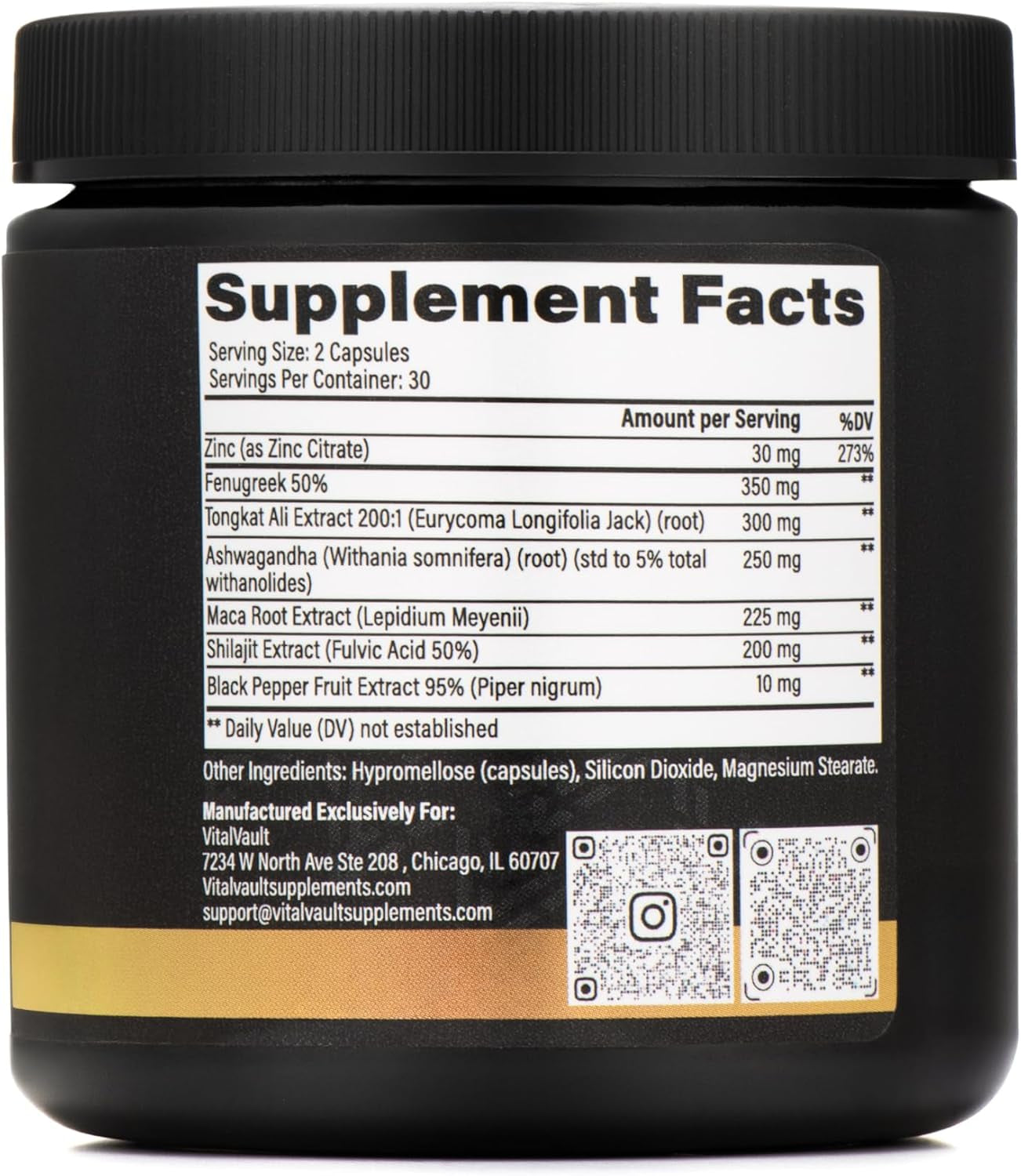 Natural Testosterone Booster for Men, 7-In-1 Male Performance Supplement with Tongkat Ali, Ashwagandha, Shilajit, Fenugreek and Maca, Muscle Builder, Stamina and Energy Support Pills