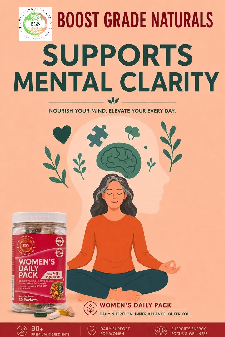 Women Daily Pack – Complete Daily Vitamins for Energy, Hormones & Glow