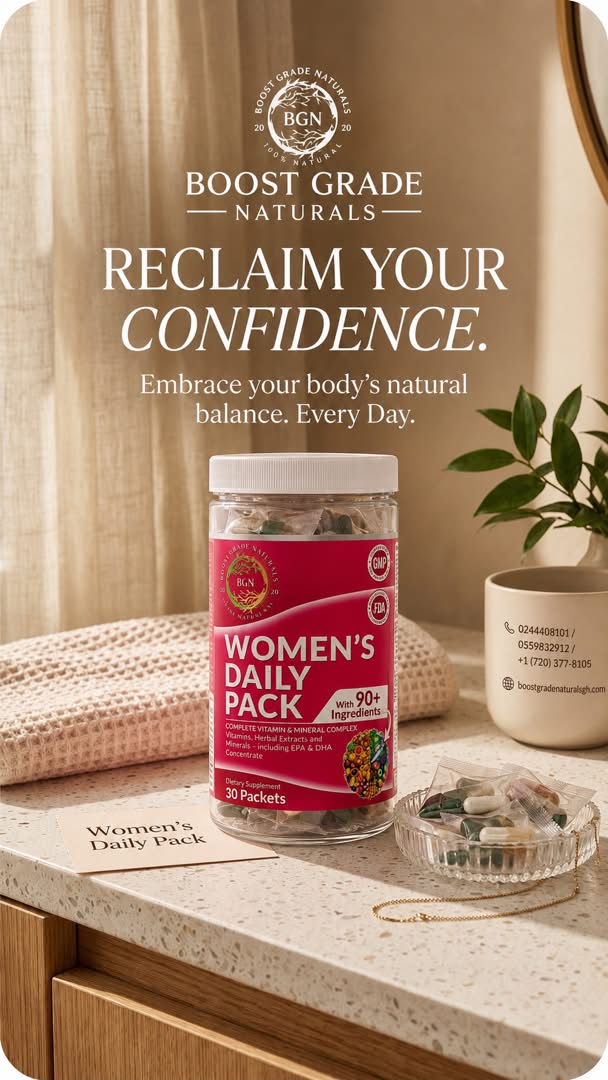 Women Daily Pack – Complete Daily Vitamins for Energy, Hormones & Glow