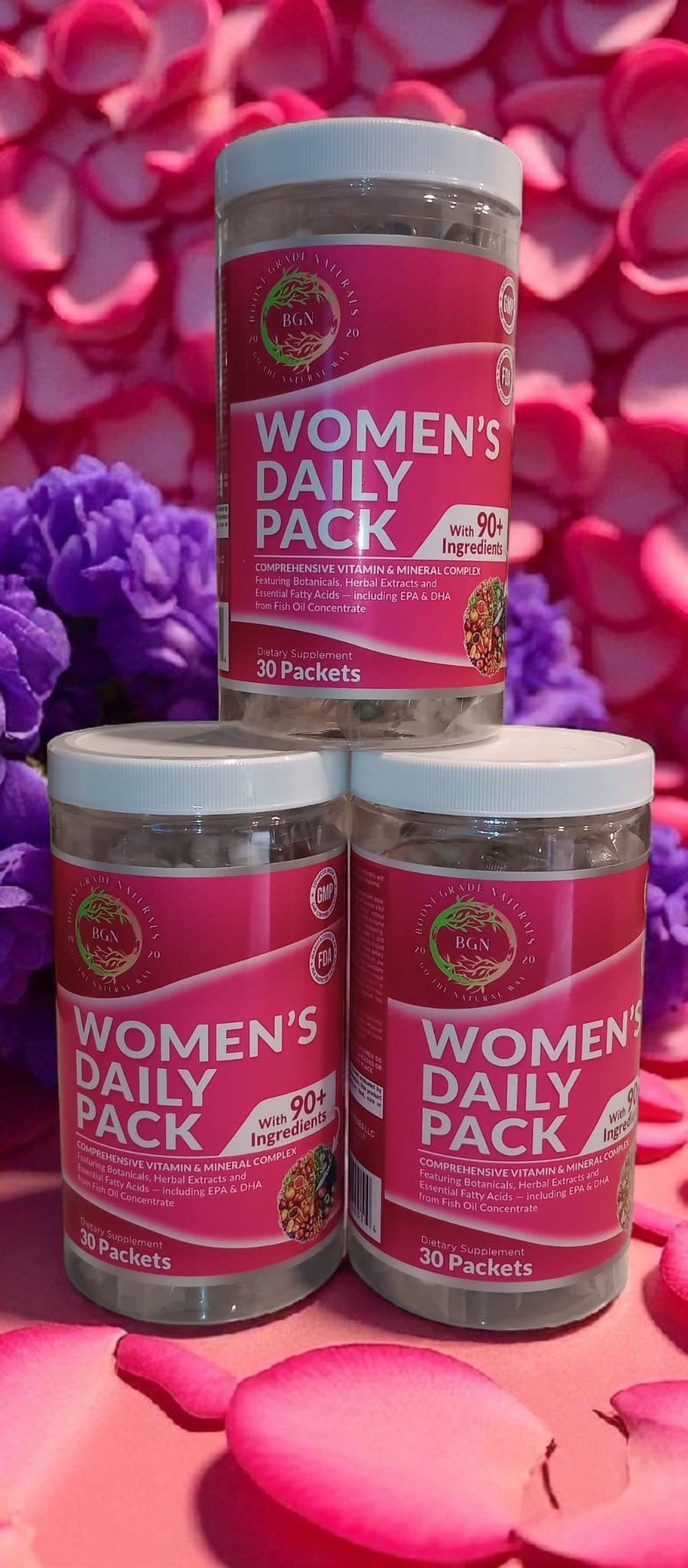 Women Daily Pack – Complete Daily Vitamins for Energy, Hormones & Glow
