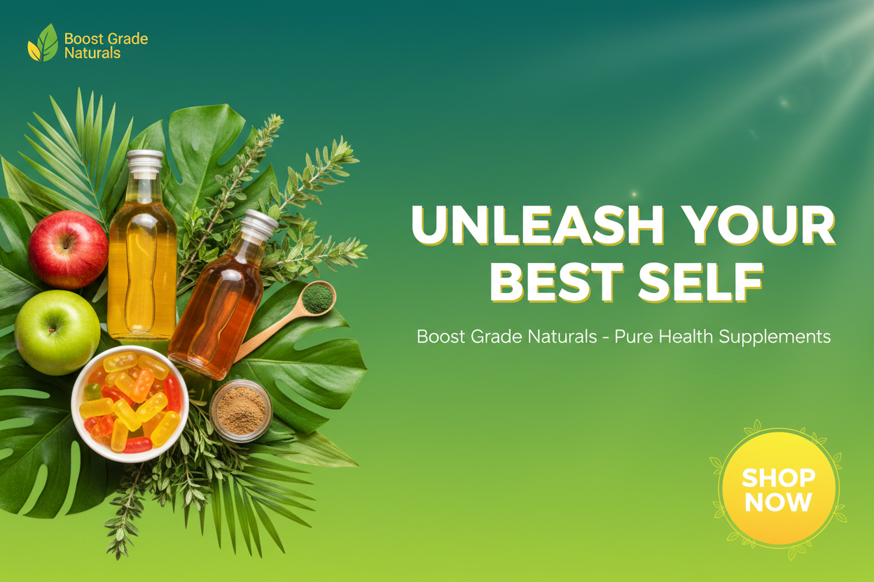 Boost Grade Naturals Green & Yellow Banner