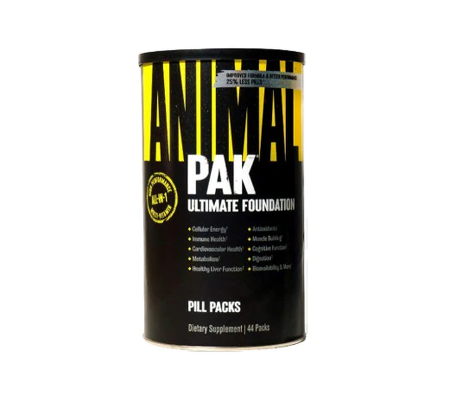 Animal Pak - Convenient All-In-One Vitamin & Supplement Pack - Zinc & Flex –Complete Joint Support Supplement – Contains Turmeric Root Curcumin – Helps Repair & Restore Joints – 44 Packs