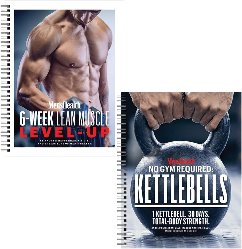 Men'S Health 6-Week Lean Muscle Level-Up & Men'S Health No Gym Required: Kettlebells Bundle!